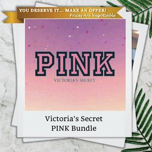 VS PINK Hooded Jacket and Sweater Bundle